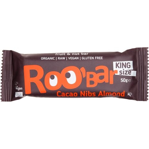 Roobar raw bar cocoa and almond splitter 16 x 50 g buy online