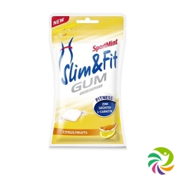 Sportmint Slim&fit Gum Citrus-Fruits Dose 80g