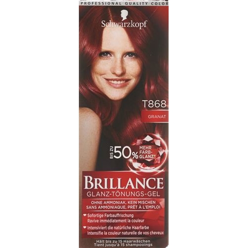 Schwarzkopf Brillance Tönungsgel T868 Granatrot buy online