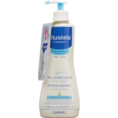 Mustela Mildes Waschgel Normale Haut M Muster 500ml buy online