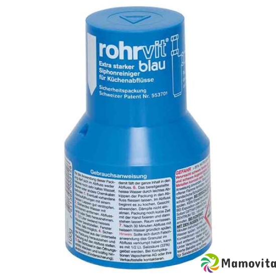 Rohrvit Ablaufreiniger Granulat Blau Dose 450g buy online