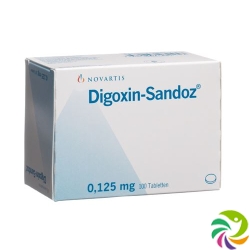 Digoxin Sandoz Tabletten 0.125mg 100 Stück