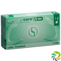 Sempercare Handschuhe M Latex Gepudert 100 Stück