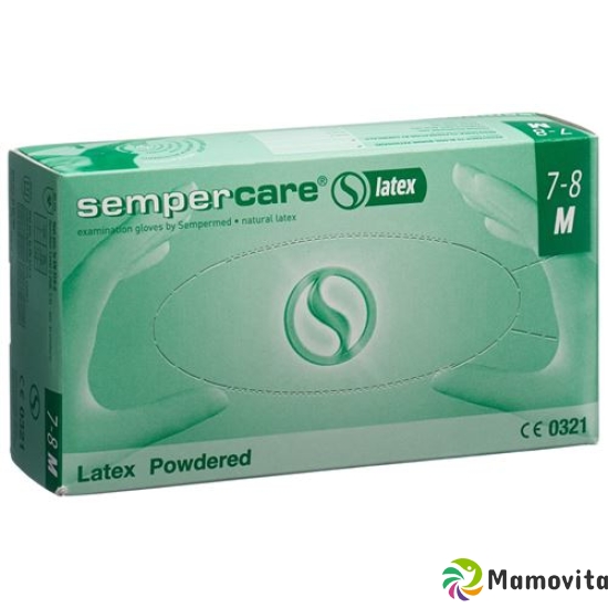 Sempercare Handschuhe M Latex Gepudert 100 Stück buy online