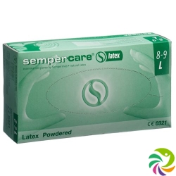 Sempercare Handschuhe L Latex Gepudert 100 Stück