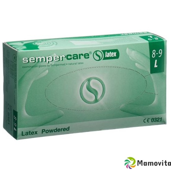 Sempercare Handschuhe L Latex Gepudert 100 Stück buy online