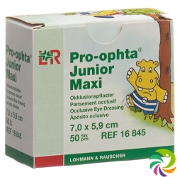 Pro-Ophta Junior Okklusionspflaster Maxi 7.0x5.9cm 5 Stück