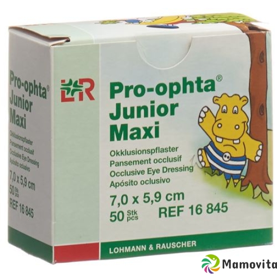 Pro-Ophta Junior Okklusionspflaster Maxi 7.0x5.9cm 5 Stück buy online