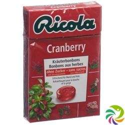 Ricola Cranberry Bonbons Oz M Stevia Box 50g