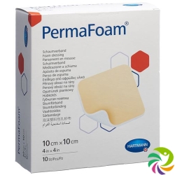 PermaFoam Schaumverband 10x10cm 10 Stück