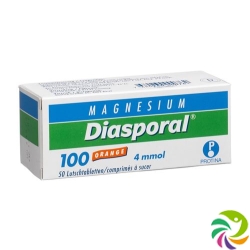 Magnesium Diasporal Lutschtabletten 100mg 50 Stück