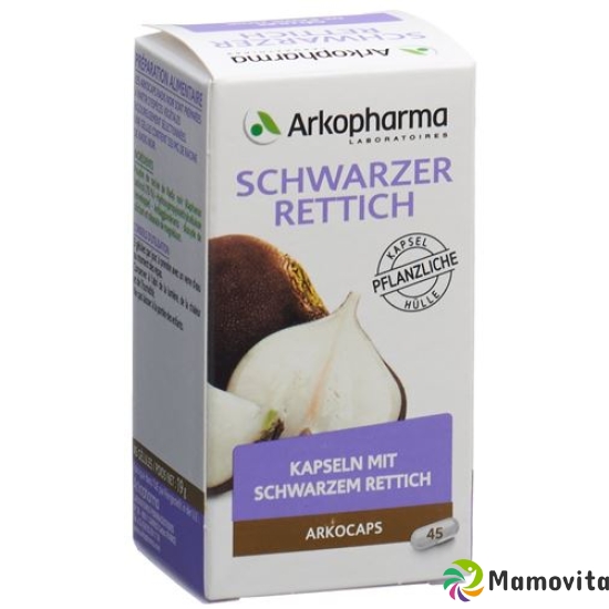 Arkocaps Schwarzer Rettich Kapseln Bio Dose 40 Stück buy online