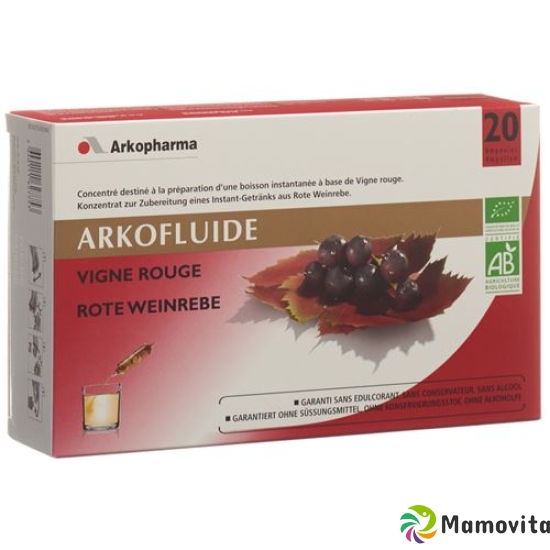 Arkofluide Rote Rebe 20 Ampullen 15ml buy online