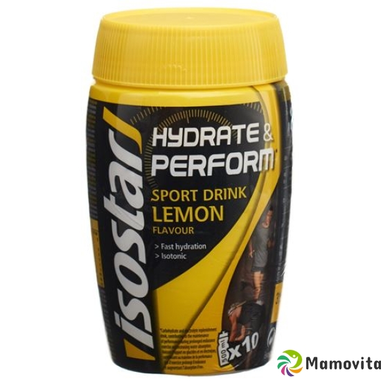 Isostar Hydrate & Perform Zitrone Pulver 400g buy online