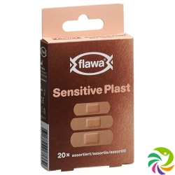 Flawa Sensitive Plast Assortiert 20 Stück