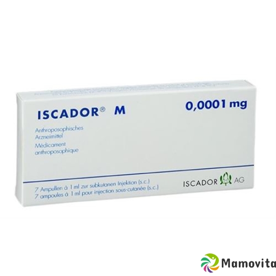 Iscador M Injektionslösung 0.1mcg Ampullen 7 Stück buy online