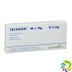 Iscador M C. Hg Injektionslösung 0.1mg Ampullen 7 Stück