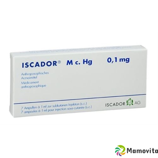 Iscador M C. Hg Injektionslösung 0.1mg Ampullen 7 Stück buy online