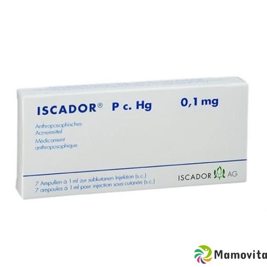 Iscador P C. Hg Injektionslösung 0.1mg Ampullen 7 Stück buy online