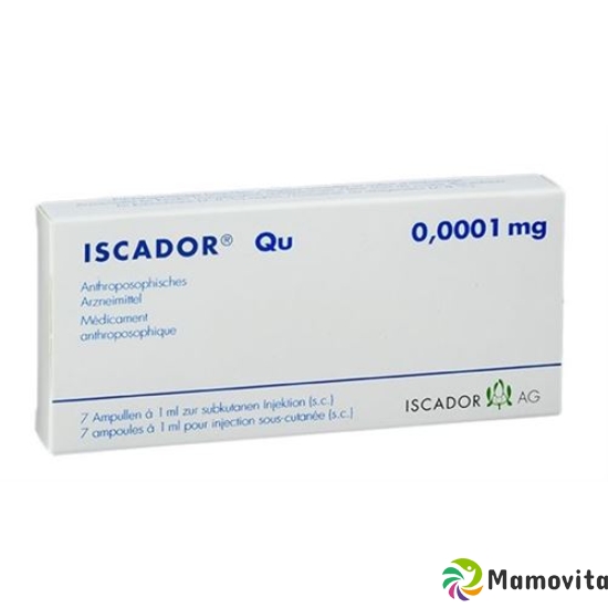 Iscador Qu Injektionslösung 0.0001mg Ampullen 7 Stück buy online