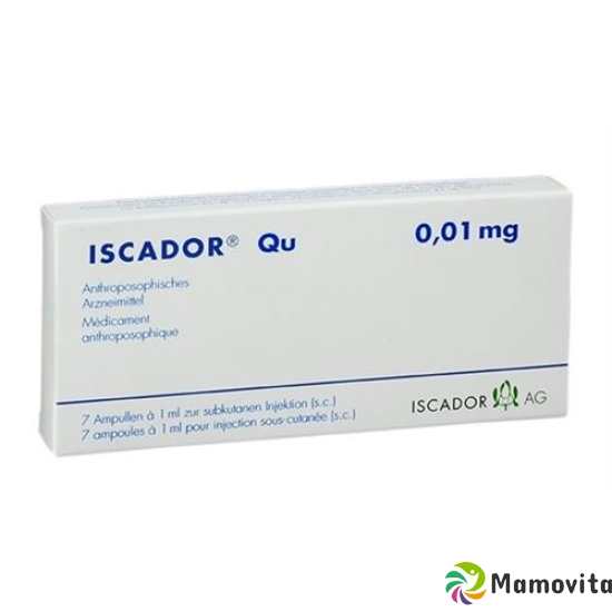 Iscador Qu Injektionslösung 0.01mg Ampullen 7 Stück buy online