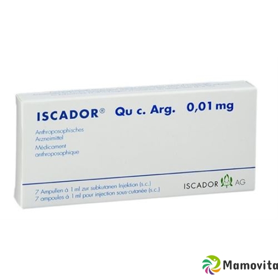 Iscador Qu C. Arg Injektionslösung 0.01mg Ampullen 7 Stück buy online