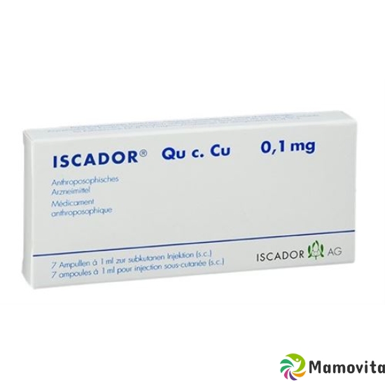 Iscador Qu c. Cu Inj Lös 0.1 mg Amp 7 pcs buy online