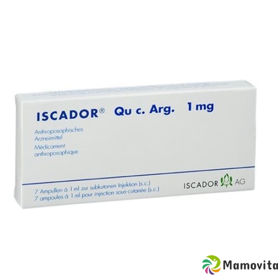 Iscador Qu C. Arg Injektionslösung 1mg Ampullen 7 Stück buy online