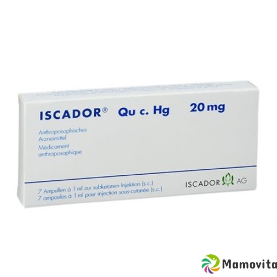 Iscador Qu C. Hg Injektionslösung 20mg Ampullen 7 Stück buy online