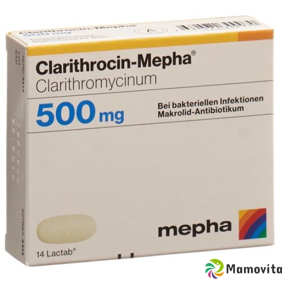 Clarithrocin Mepha Lactabs 500mg 20 Stück buy online