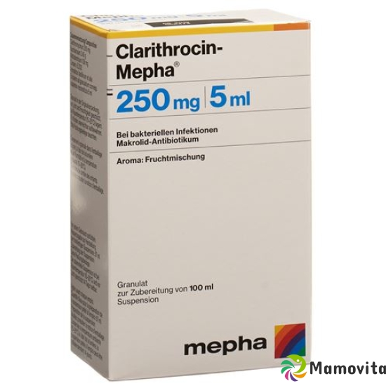 Clarithrocin Mepha Suspension 250mg/5ml 100ml buy online