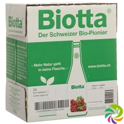 Biotta Preiselbeere Plus 6 Flasche 5dl