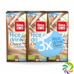 Lima Rice Drink Choco Calcium 3x 200ml