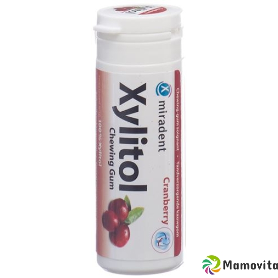 Miradent Xylitol Zahnpflege Kaugummi Cran 12x 30 Stück buy online