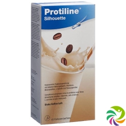 Protiline Silhouette Pulver Kaffee 10x 25g