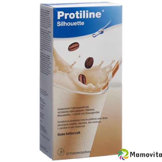 Protiline Silhouette Pulver Kaffee 10x 25g buy online