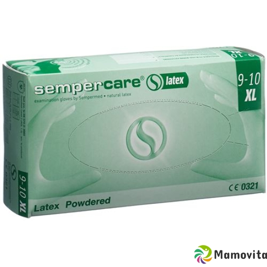 Sempercare Handschuhe XL Latex Gepudert Unsteril 90 Stück buy online