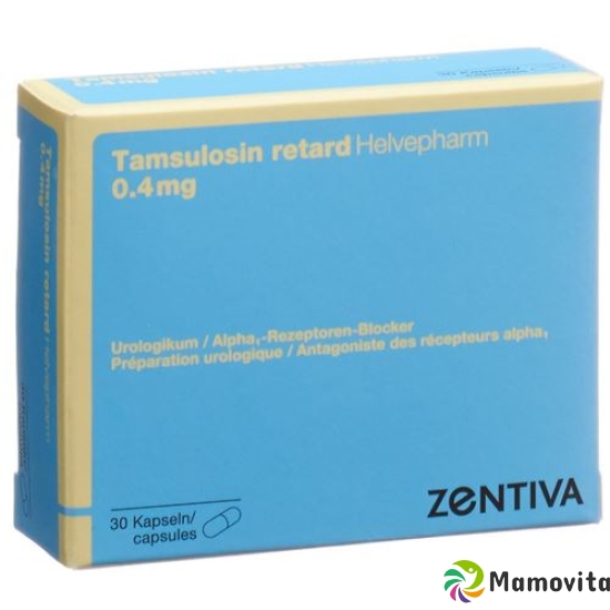 Tamsulosin Helvepharm Retard Kapseln 0.4mg 30 Stück buy online