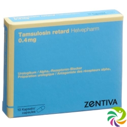 Tamsulosin Helvepharm Retard Kapseln 0.4mg 10 Stück