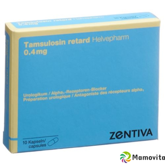 Tamsulosin Helvepharm Retard Kapseln 0.4mg 10 Stück buy online