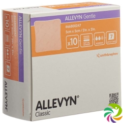 Allevyn Gentle Wundverband 5x5cm 10 Stück