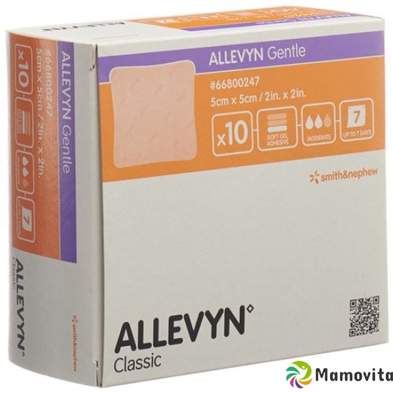 Allevyn Gentle Wundverband 5x5cm 10 Stück buy online