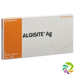 Algisite Ag Alginat Kompressen 10x20cm 5 Stück