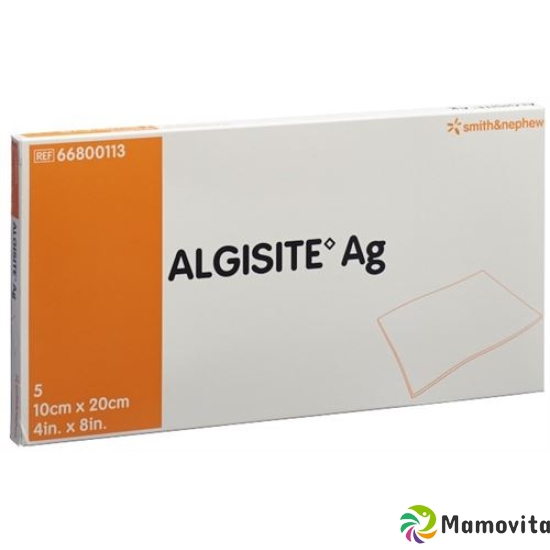 Algisite Ag Alginat Kompressen 10x20cm 5 Stück buy online