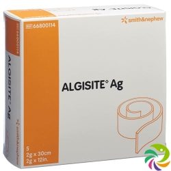 Algisite Ag Alginat Kompressen 2x30cm 5 Stück