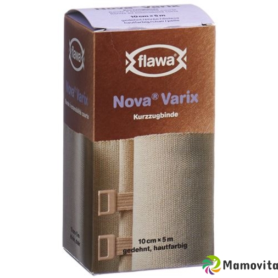 Flawa Nova Varix Kurzzugbinde 10cmx5m Hautfarben buy online