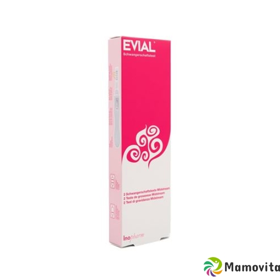 Evial pregnancy test midstream 2 pcs buy online