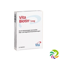 Vita Biotin Tabletten 5mg 25 Stück