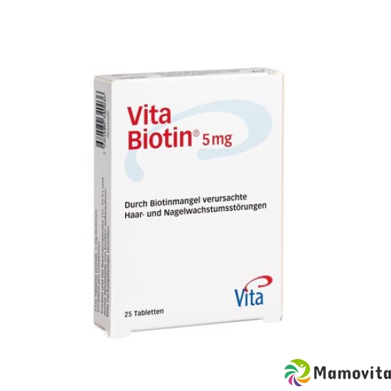 Vita Biotin Tabletten 5mg 25 Stück buy online