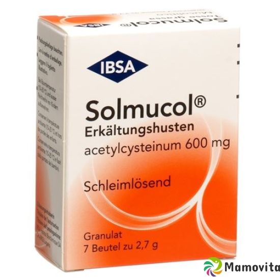 Solmucol Erkältungshusten Granulat 600mg Beutel 10 Stück buy online